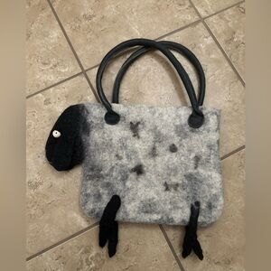 WOOL TOTE SHEEP BAG